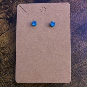 ❤️ ❤️ Small Blue Stud Earrings 144